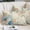 Brown Blue, variant on Teal Brown Beach Coastal Pillow Covers, Linen Long Throw Pillow Case, Summer Nautical Coral Shell Botanical Vintage Holiday Pillow Protector Decorative Cushion Cover for Living Room/Bedroom 20" x 30"