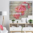 thumbnail image 5 of Design Art - Pivoines Roses dans un Vase Blanc, 5 of 5
