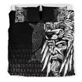 thumbnail image 1 of Juego de Cama Vikingo Odín Cuervo y Fenrir A Mano RLT12, 1 of 6
