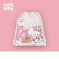 thumbnail image 3 of Sanrio-mochila con cordón de dibujos animados Kawaii, Melody Kuromi Cinnamoroll, deportes, gimnasio, Sackpack, viaje, entrenamiento, bolsa de cuerdas, regalos, 3 of 5