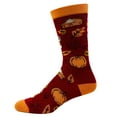 thumbnail image 2 of Women's Pumpkin Spice Socks Funny All Autumn Halloween Thanksgiving Novelty Footwear, 2 of 9