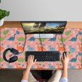 thumbnail image 4 of Long Mouse Pads for Desk,Pink Dinosaur Floral Pattern Desk Mats on Top Of Desks, Desk Mouse Pad Extra Large with 3mm Non-Slip Base and Stitched Edge for Gaming,Office,Work,Home 47.3"x23.6", 4 of 6