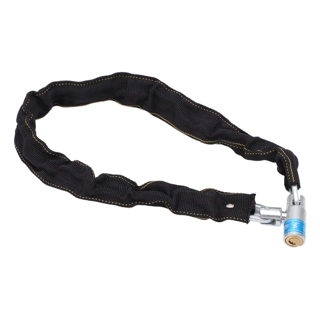Candado De Cadena Antirrobo, Candado De Cadena De Seguridad Para Bicicleta De 77 Cm Con 2 Llaves Para Bicicletas Para Puertas De Motocicletas
