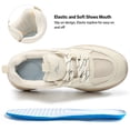 thumbnail image 4 of Ecetana Women's Platform Sneakers Breathable Mesh Lace-Up Walking Shoes, 4 of 7