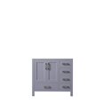 thumbnail image 1 of Jacques 36" Meuble Vanité Gris Foncé Seulement - Version Gauche, 1 of 1