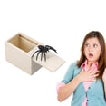 thumbnail image 3 of Miangastore Give You A Surprise Prank Scared Wooden Box Tricky Toy Funny Novelty Joke Spider Toys for Adult Children Kids (White Board, Spider), 3 of 8