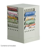 20-Pocket Steel Rotary Magazine Rack