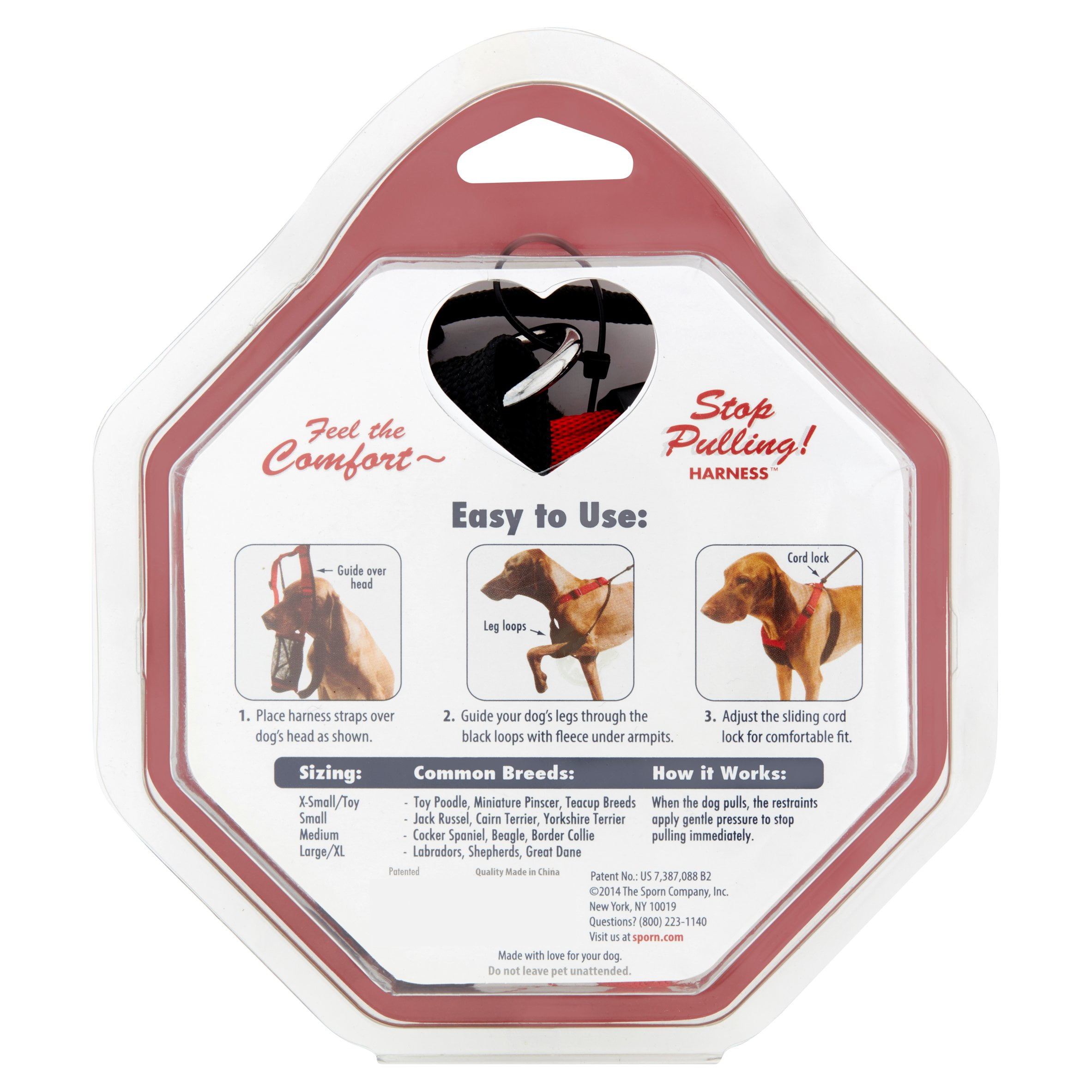 Yuppie puppy hot sale anti pull harness