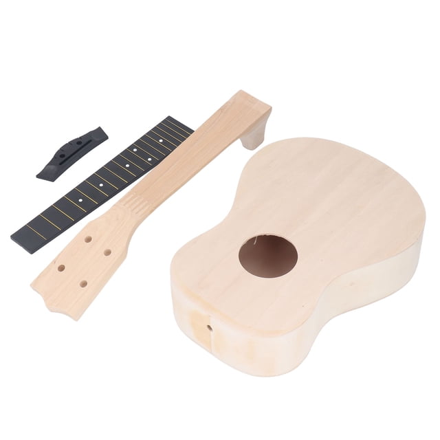 Ukelele, Diapasón De Caoba, Pintable, Amplia Aplicación, Cuerpo De Tilo, Kit De Ukelele DIY De 24 Pulgadas Para Rendimiento