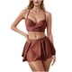 thumbnail image 1 of Conjunto de Bikini de Cintura Alta para las Mujeres Correas Ajustables Set de Dos Piezas sin Espalda, Silueta de Corte Alto Sexy, 1 of 5