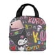 thumbnail image 4 of Sanrio-fiambrera portátil con dibujos animados Kuromi, bolsa aislante de papel de aluminio engrosado, ideal para regalo, novedad, 4 of 4