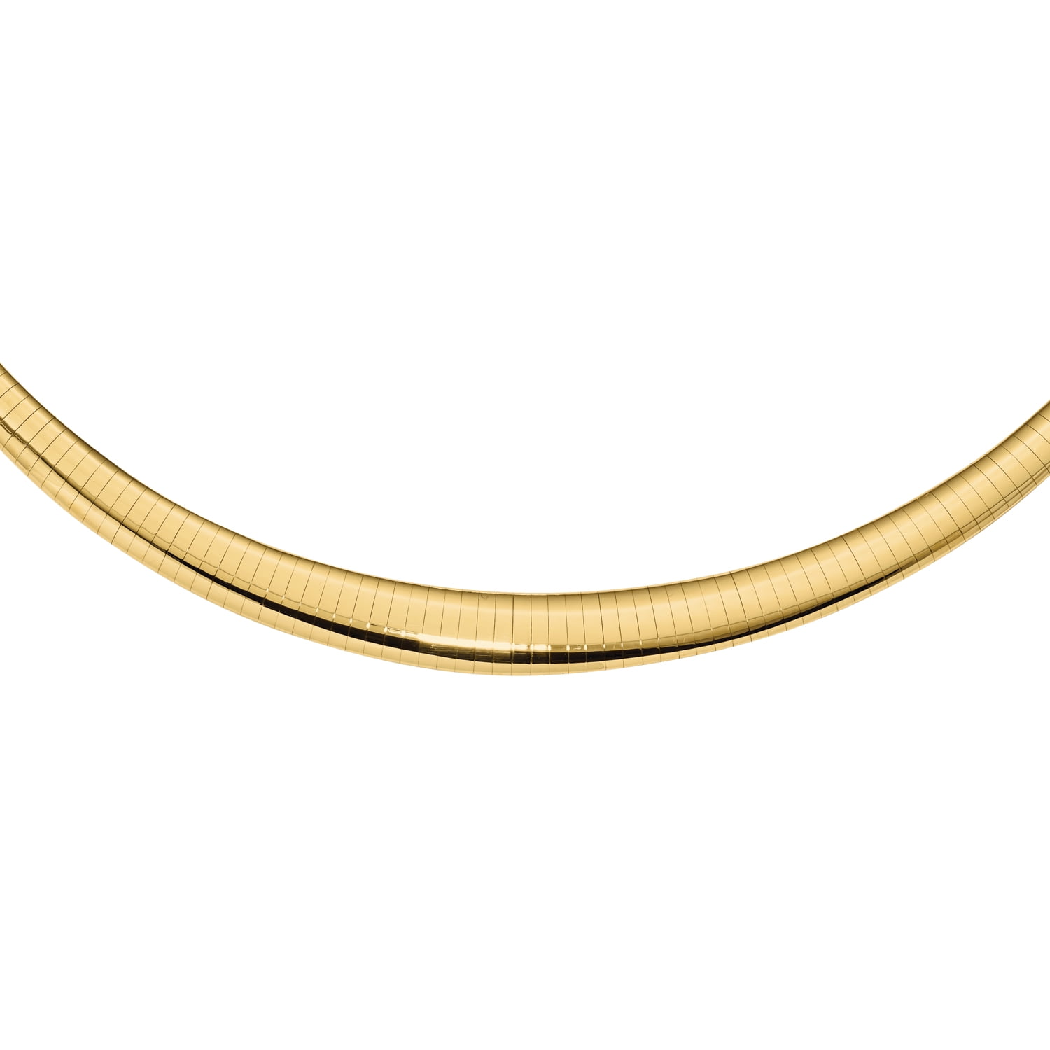8mm Graduated Omega Necklace 
