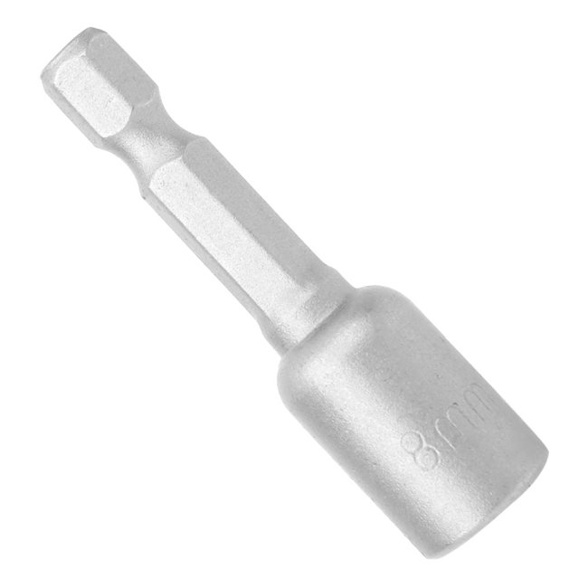 Llave hexagonal magnética con tratamiento de superficie ennegrecido universal (5 piezas, 50 mm de largo, 8 mm de diámetro)