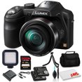 thumbnail image 1 of Panasonic LUMIX DMC-LZ40 Cámara digital (negra) (DMC-LZ40K) - Paquete - Con tarjeta de memoria de 64 GB + Luz de video LED + Bolsa suave + Trípode flexible de 12 pulgadas + Juego de limpieza + Batería DMW-BCM13 6avenida DMC-LZ40K_EDI_2, 1 of 6