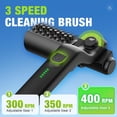 thumbnail image 3 of Electric Grill Cleaner for Outdoor Grill, Power Grill Brush for Outdoor Grill Power Grill Brush, 7-Angle Adjustable Head, 3-Speed Control, 304 Stainless Steel, Rechargeable, Heat-Resistant, 3 of 7