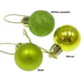 thumbnail image 4 of Zvmxot 24Pcs Christmas Balls Ornament, 1.18 Inch Christmas Decorations, Green, Set Bright Matte Powde Hanging Balls, Plastic Electroplated Christmas GIft Pendant Decor, 4 of 7
