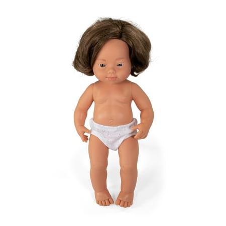 UPC: 8413082310882 | Miniland Educational 15 Caucasian Girl with Down Syndrome Baby Doll with Anatomically Correct Features