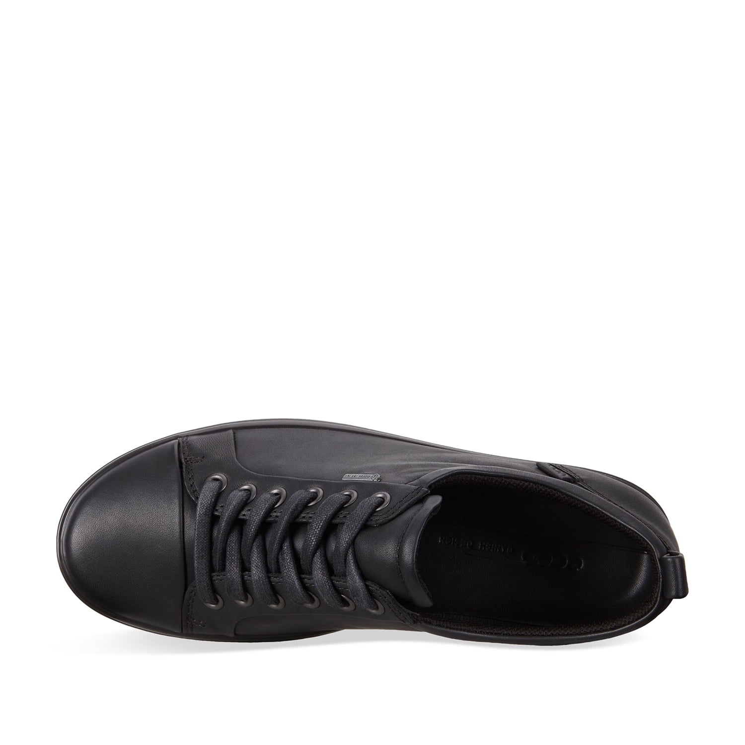 ECCO Women's Soft 7 Lace Up GTX Sneakers in Black, 38 EU