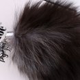 thumbnail image 4 of black Fox Tail Keychain, Fashion Fluffy Furry Tail, Beautiful Faux Fur Tail Cosplay Toy for Handbag Backpack, 4 of 5