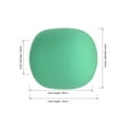 thumbnail image 2 of Cubierta de micrófono de esponja tipo bola de 2 piezas, protección verde para KTV, 2 of 2