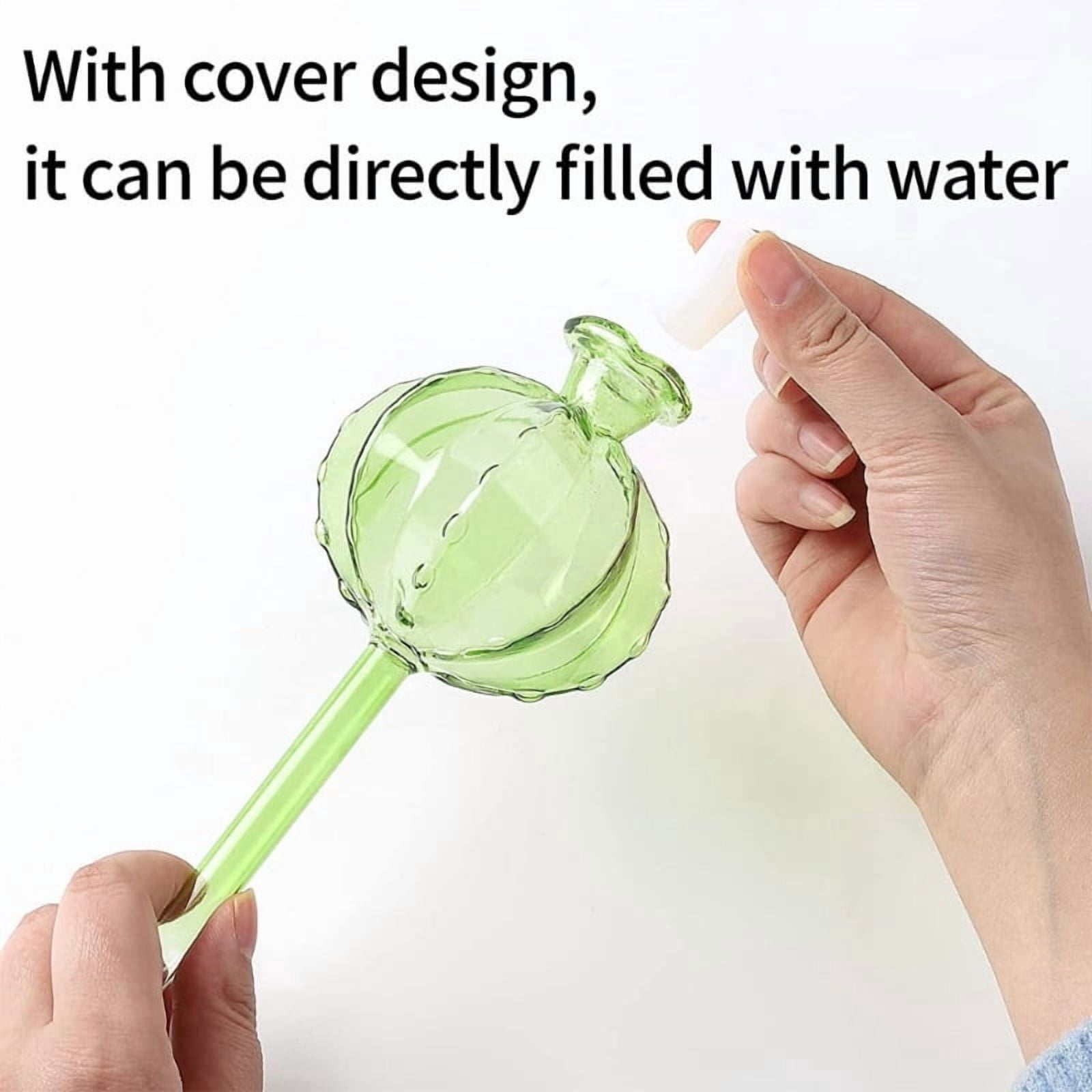 Zecic 3xPlant Self Watering Ball Water Bulbs Drip Irrigation System for Indoor Potted