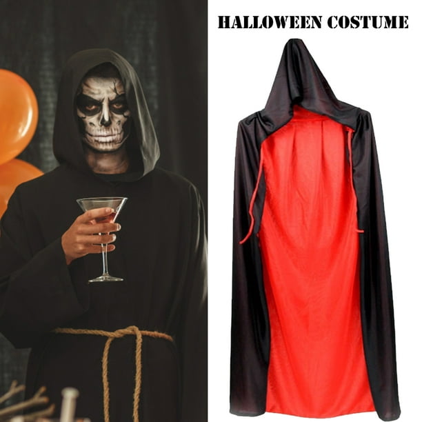 Kids' Grim Reaper Black Dress with Cape & Leggings Halloween