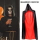 thumbnail image 4 of Carnaval Coat Cosplay Disfraz Vampiros Unisex para Partido Adultos Collar/Bitura Con Capucha Grim Reaper Disfraces Halloween Single/Double Farty Fiest Party Black Red, 4 of 7