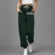 thumbnail image 2 of Pantalones de chándal anchos y rectos con forro polar para mujer - Pantalones de yoga de cintura alta con bolsillos para hacer ejercicio/uso informal (S-XXL), 2 of 4