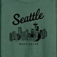 thumbnail image 3 of Instant Message - Seattle Washington - Women's Lightweight French Terry Long Sleeve Shirt, 3 of 6