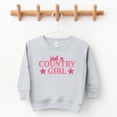 thumbnail image 2 of Just A Country Girl Stars Glitter/Puff Print - Toddler Graphic Sweatshirt, 2 of 11