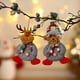 thumbnail image 4 of Xmas Plush Doll Decorations Hanging Christmas Tree Pendants for Holiday Home Party Decor,Santa Claus/Snowman/Reindeer/Bear, 4 of 5