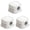 White, variant on Black Spring Lock Cable Organizer Clip 1 Pack One Hand Charger Cord Holder for Phone Charging Cable USB C Lightning HDMI Desk Nightstand Car Office and Wall Cable Management