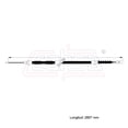 thumbnail image 2 of Cable Chicote Freno Delantero Compatible Con Nissan Ichivan 1.8L 1987 1988 1989 CAHSA Cable Chicote Acelerador, 2 of 6