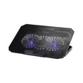 thumbnail image 5 of Incipio Laptop Cooling Pad with Dual Fans & USB Ports, Adjustable Ergonomic Laptop Stand with Cooling Mesh, Foldable Notebook Cooler for 10–17” Laptops, Gaming & Office Use, 5 of 9