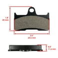 thumbnail image 2 of ATV Parts & Accessories – Durable OEM & Aftermarket Replacement Parts Front & Rear Brake Pads for Yamaha Grizzly 660 YFM660F 2002 03 04 05 06 07 2008 Mod-C9C-245, 2 of 4