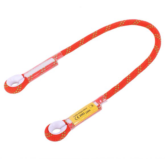 LYUMO Corde de Sécurité d'Escalade de Survie Extérieure 60/120/150 cm avec Anneau à Roulement, Corde d'Escalade de Survie, Corde d'Escalade de Secours