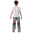 thumbnail image 4 of FORMRS Boys Pajama Pants with Pockets Size 11-12Y Kids Lounge Sleep Bottoms, Purple UFO, 4 of 8
