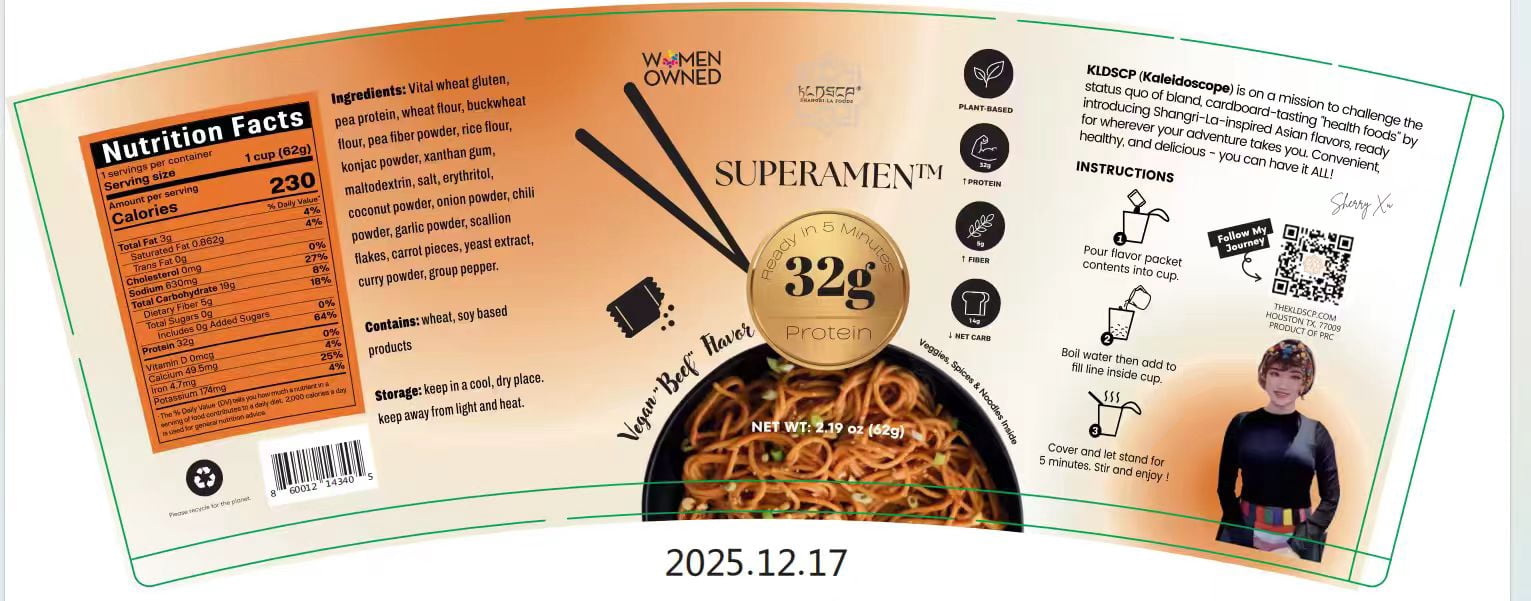 KLDSCP Protein Noodles, High Protein, Keto Friendly, Vegan, Non-GMO, Kosher, Low Carb, Plant-Based Noodle (12 pk)