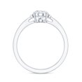 thumbnail image 3 of Rosec Jewels Lab Created Diamond Engagement Ring - 6X8 mm Oval, EF-VS Grade Certified, 14K White Gold, US 12.50, 3 of 9