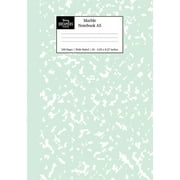 Marble Notebook A5: Mint Green Marble Wide Ruled Journal (Paperback) by Young Dreamers Press