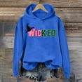 thumbnail image 6 of Oversized Hooded Sweatshirt for Women Letter Printed Crew Neck Hoodies Long Sleeve Lightweight Tunic Tops Fashion Clothes 2025, 6 of 6
