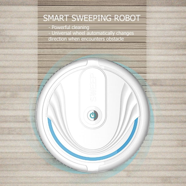 Eléctrico Robot aspirador automático de barrido de suelo inteligente de 5 uds (blanco)