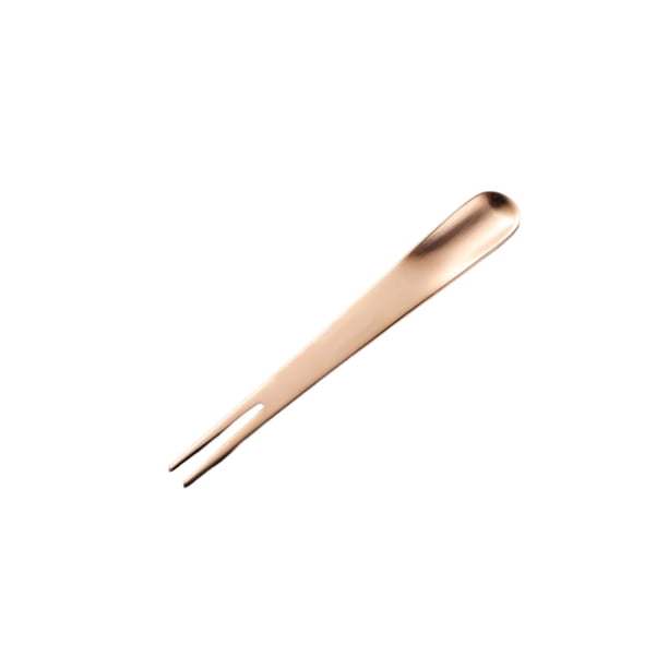 Cuchara multifunción Wosthever para desierto y tenedor de acero Inoxidable Oro rosa