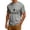 Gray, variant on Men's Hello Darkness My Old Friend Crew Neck Short Sleeve Graphic T Shirt