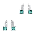 thumbnail image 1 of Guardurnaity Pendientes ligeros para mujer con piedras preciosas de topacio hechas a mano, pendientes hipoalergénicos de plata de ley 925 verde 2Conjunto, 1 of 6