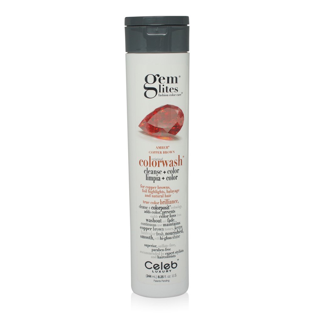 Celeb Luxury Celeb Luxury Gemlites Amber Colorwash Shampoo 8.25 Oz
