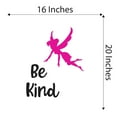 thumbnail image 4 of Girls Be Kind Cute Quotes & Sayings Wall Decal Decoration Motivational Quote Wall Decal for Kids Room Lasts Years and Easily Removable - Size: 16 In(W) x 20 In(H), 4 of 5
