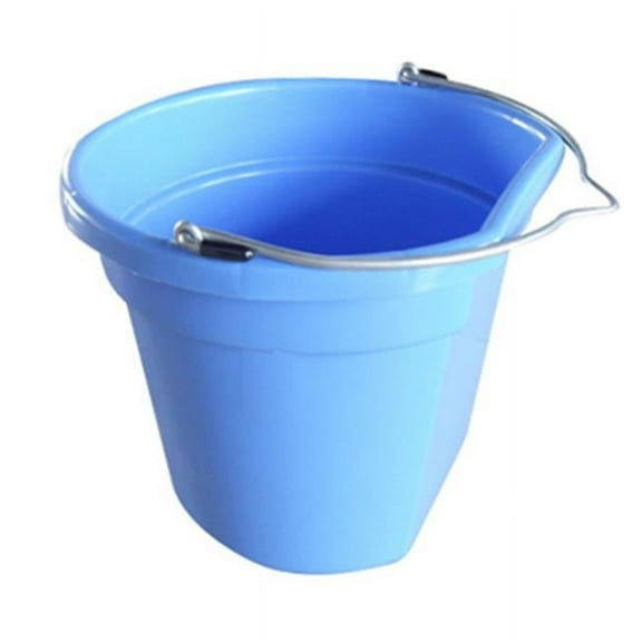 Master Rancher 20 QT Blue Flat Sided Utility Bucket Polyethylene Resin