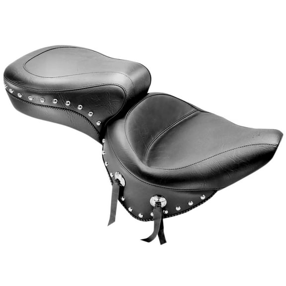 Mustang Wide Studded Black Touring Seat (75072)