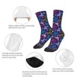 thumbnail image 3 of Honeii Colorful Butterflies Print Children's Colorful Socks,Unisex Kids and Toddlers' Cushioned Sock,Kids Athletic Crew Socks,for Everyday Wear and Sports, 3 of 5